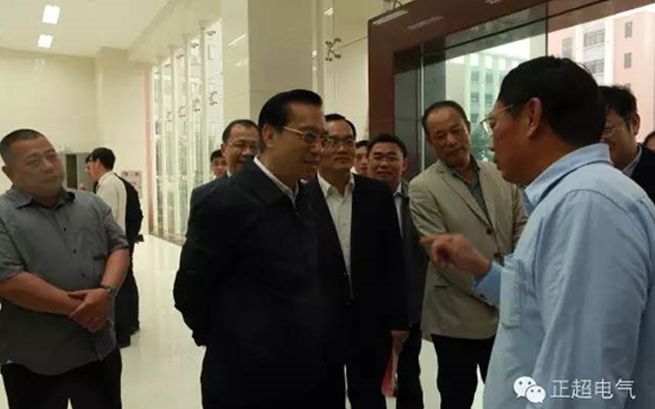 汕頭市委書記陳良賢帶隊赴正超電氣調(diào)研
